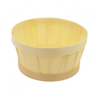 Panier bois rond plein...