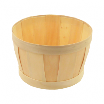 Panier bois rond plein...