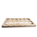 Couvercle bois ajouré CC2838.V2 pour caisse 2 bries